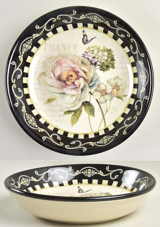 Marche d'Fleur 9" Pasta Serving Bowl by Certified International-1