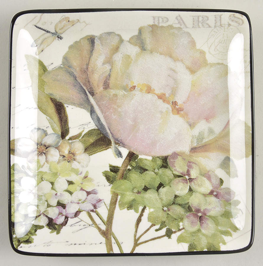 Marche d'Fleur Canape Plate by Certified International-1