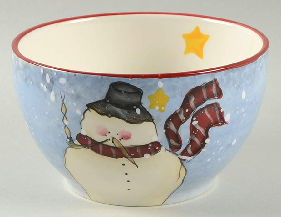 Heavenly Holiday Coupe Cereal Bowl by Canterbury Potteries-1
