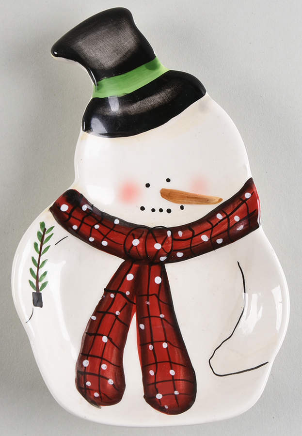 Heavenly Holiday Figural Spoon Rest by Canterbury Potteries-1