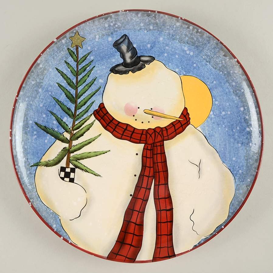 Heavenly Holiday Dinner Plate by Canterbury Potteries-1