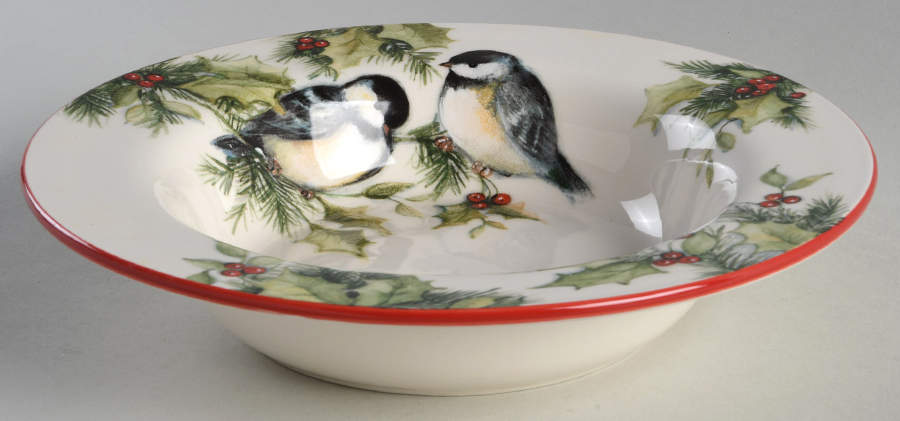Winter Song Large Rim Soup Bowl by Certified International-1