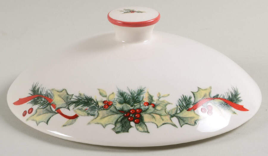 Winter Song Lid for 1.5 Qt Round Casserole by Certified International-1