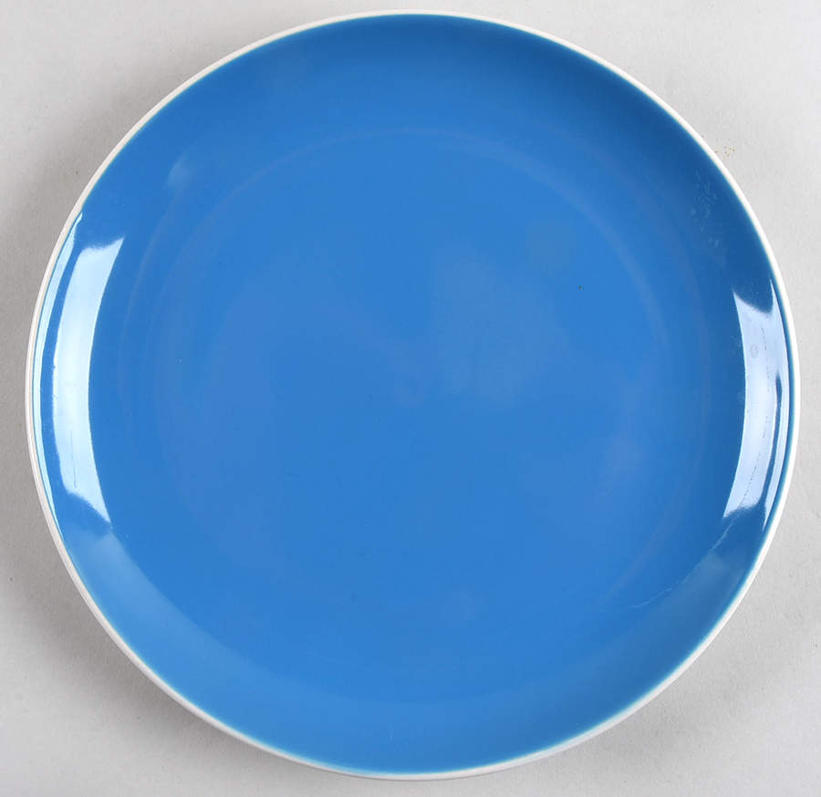 Max Pool Blue Salad Plate by Crate & Barrel-1