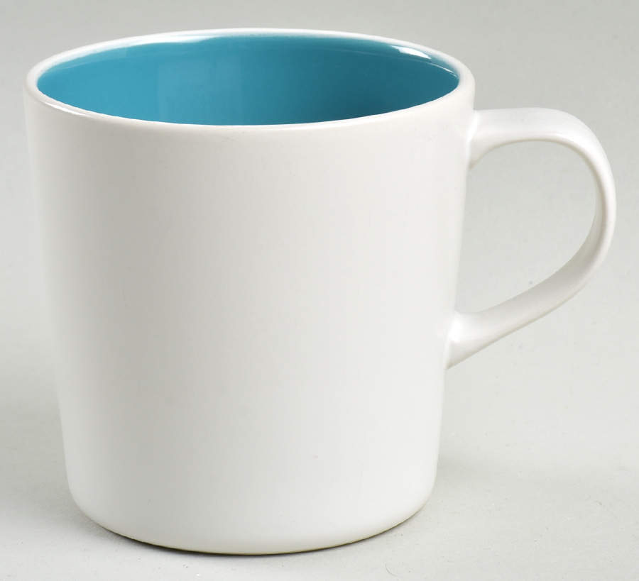 Max Pool Blue Mug by Crate & Barrel-1