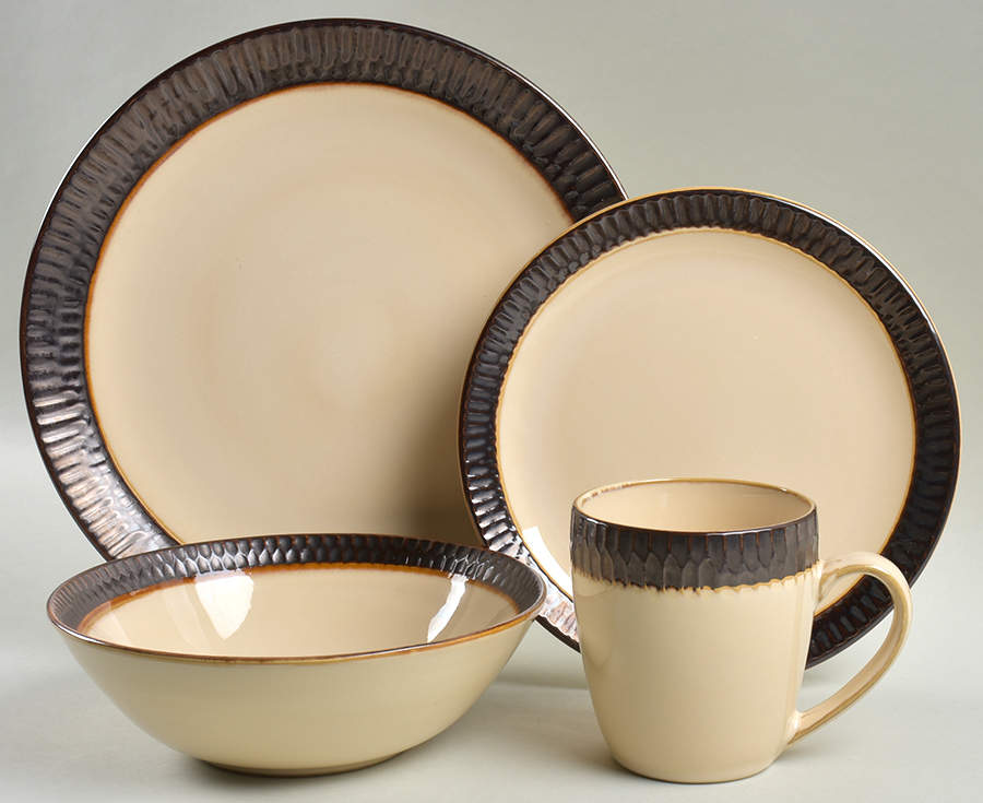 Scavo 4 Piece Place Setting by Crate & Barrel-1