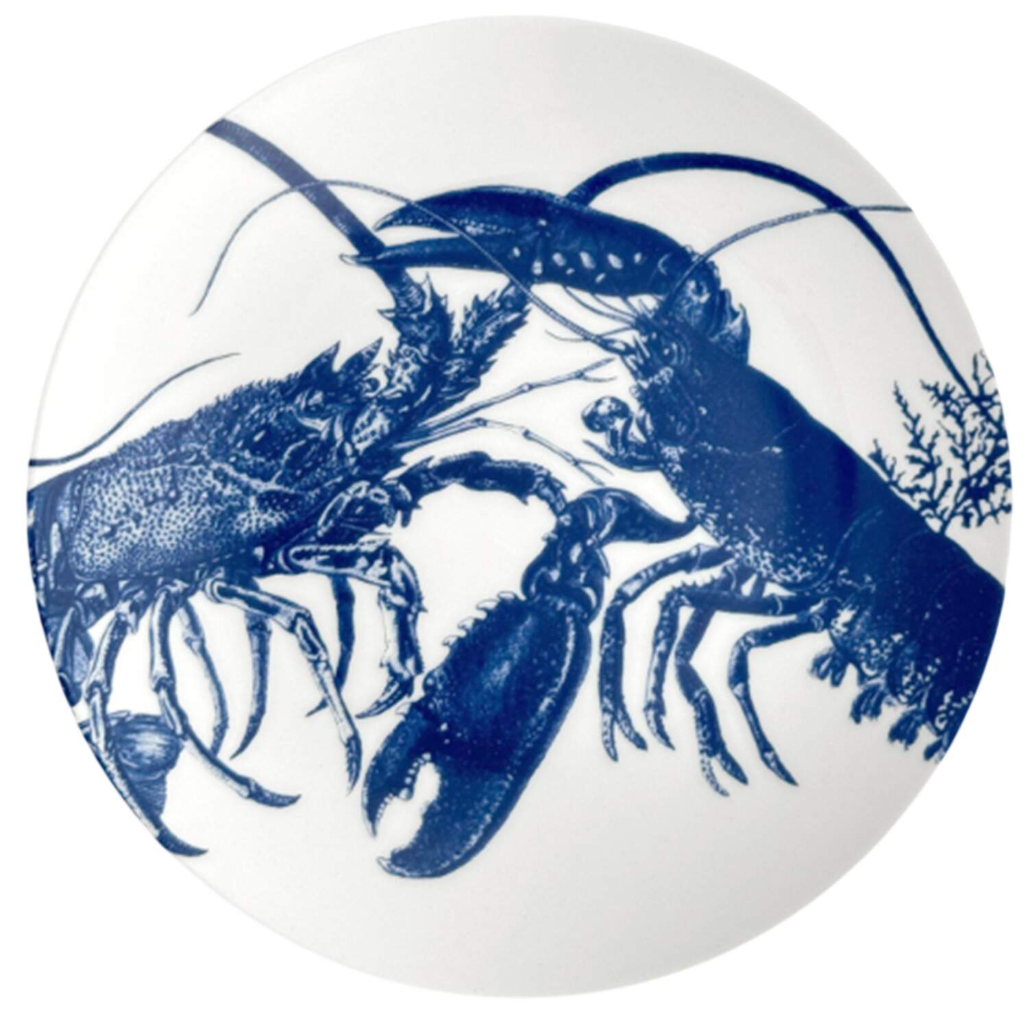 Blue Lobsters Salad Plate by Caskata-1