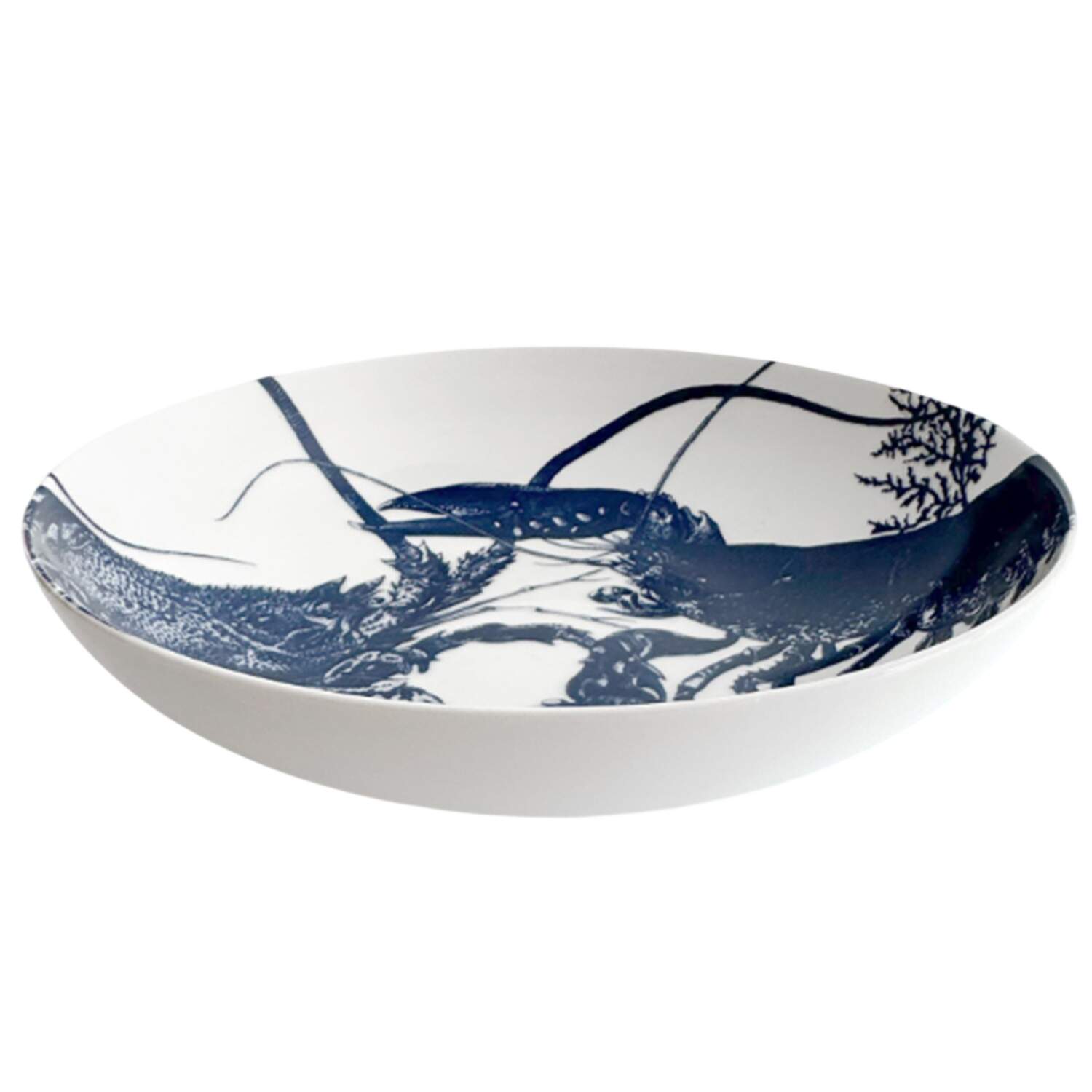 Blue Lobsters Coupe Soup Bowl by Caskata-1