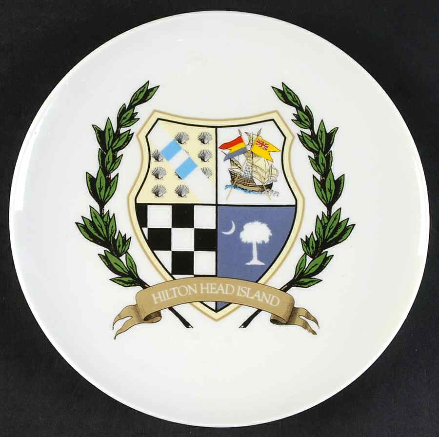 Hilton Head Island Salad Plate by Coastal Crests-1