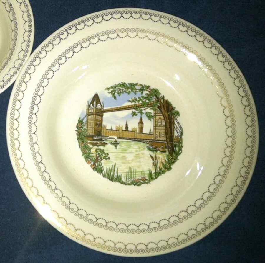 Capitols of Freedom Salad Plate by Consolidated Home Equipment Co-1