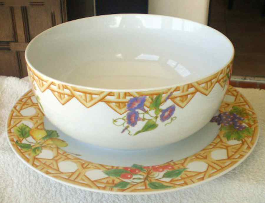 Tutti Frutti Large Salad Serving Bowl by Christian Dior-1