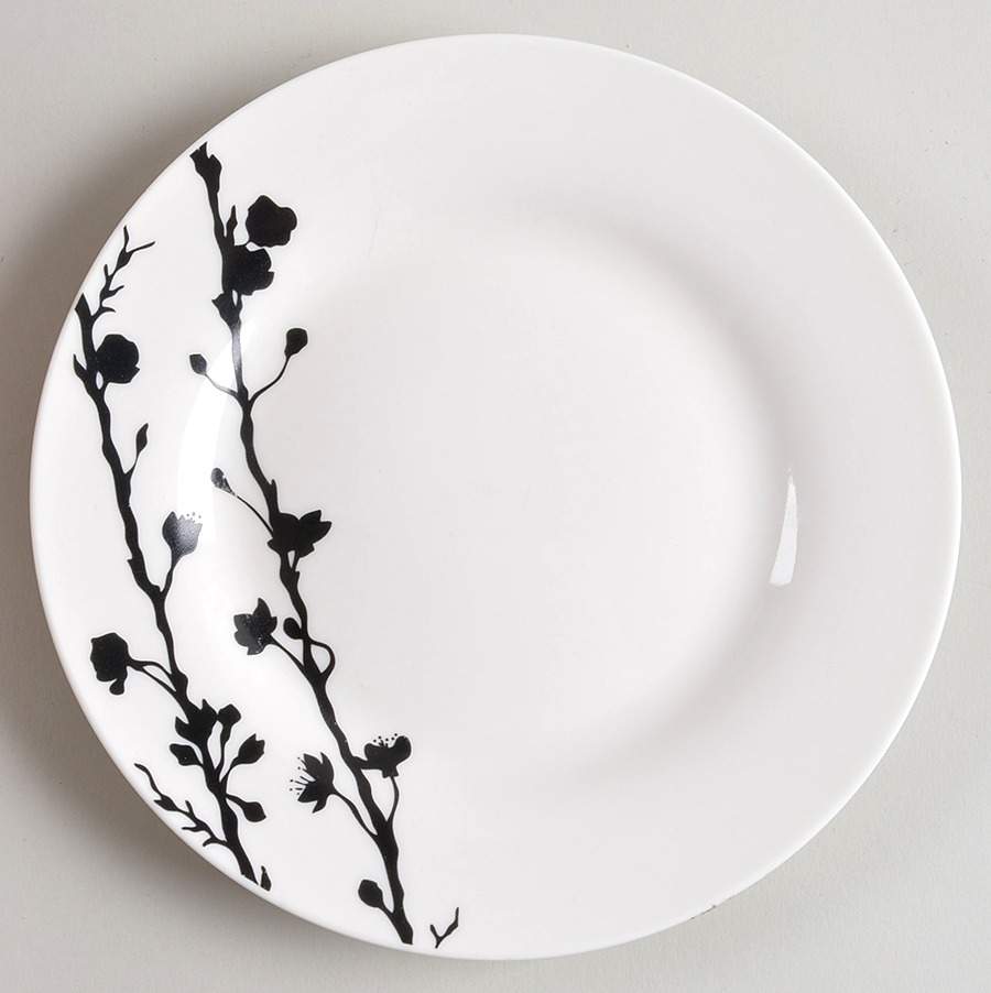 Shadow Blossom Salad Plate by Cambridge - England-1