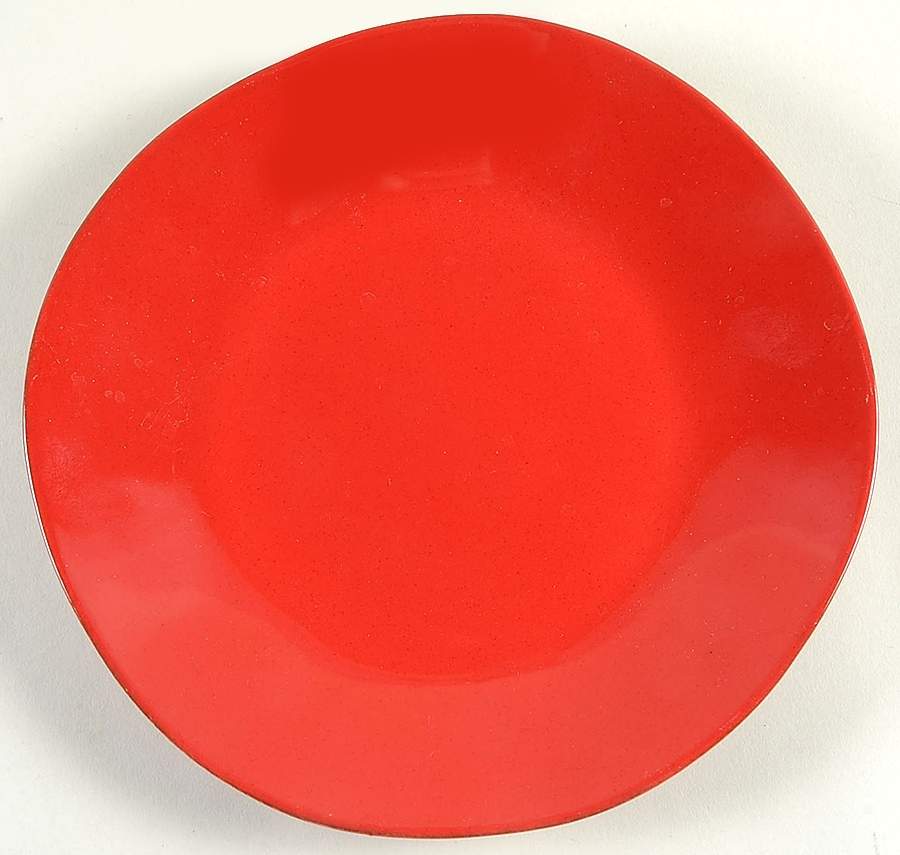 Marin Red Salad Plate by Crate & Barrel-1