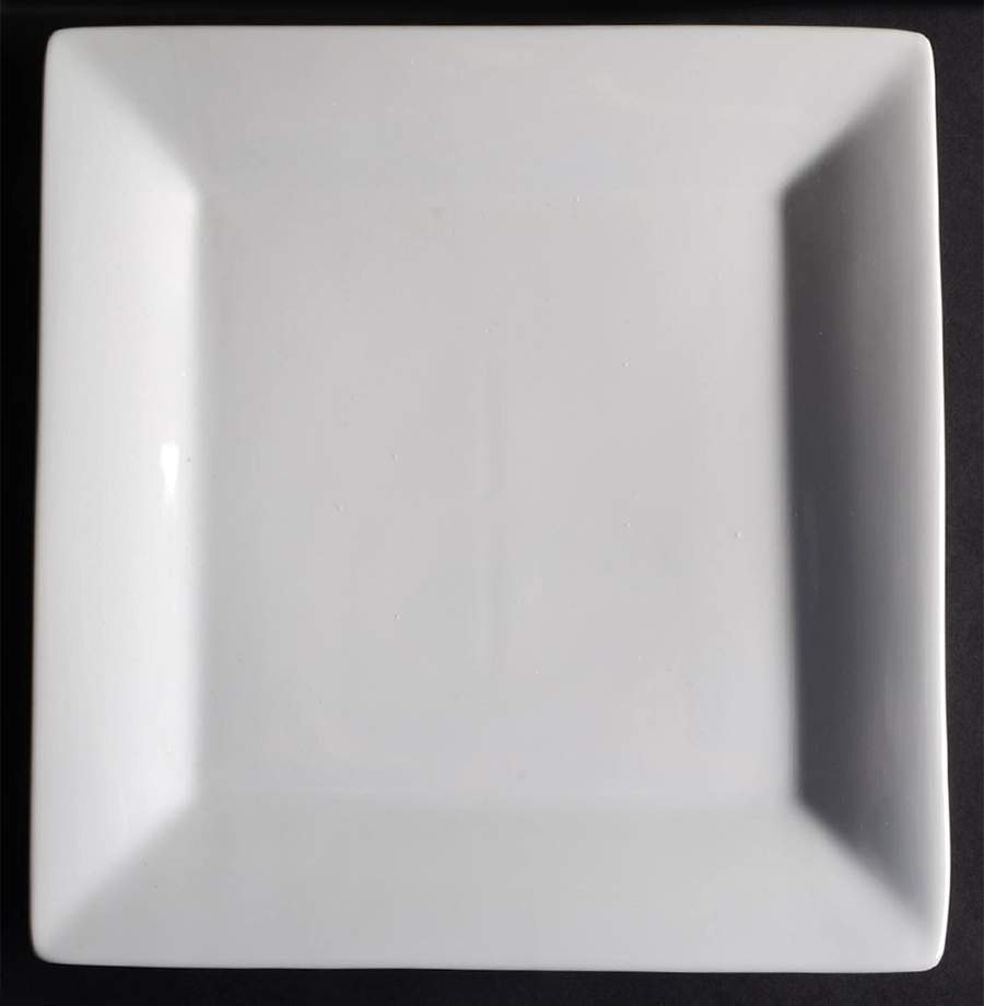 Square Rim Dinner Plate by Crate & Barrel-1
