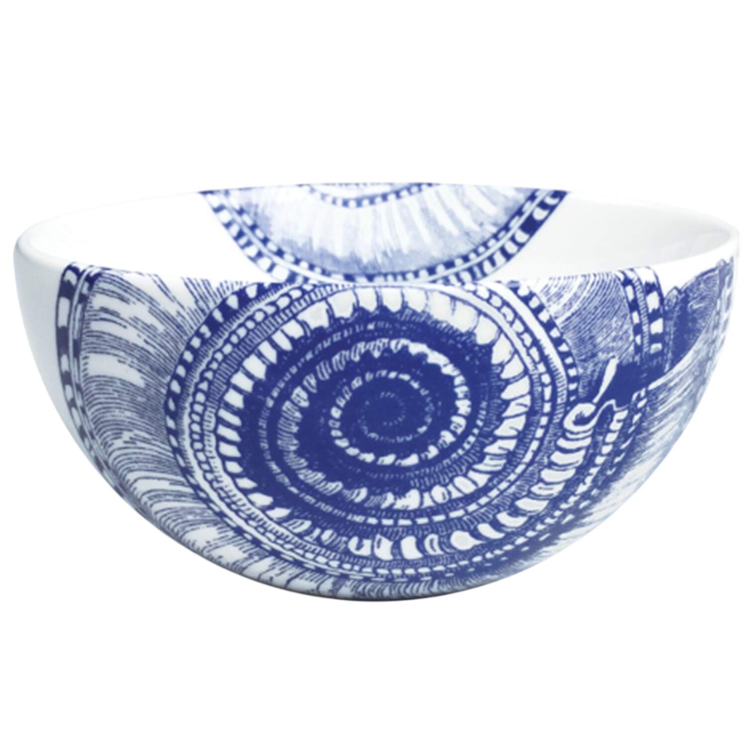 Shells (Blue) 4" All Purpose Bowl by Caskata-1