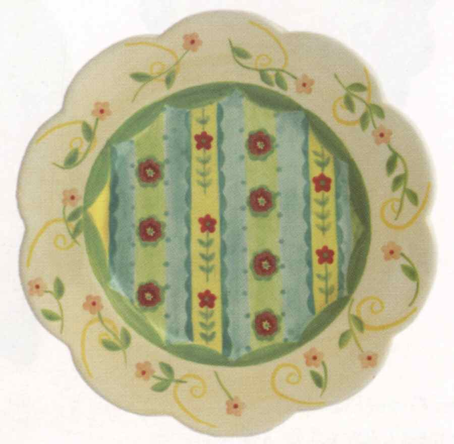 Sweet Life Salad/Dessert Plate by Cupcakes & Cartwheel-1