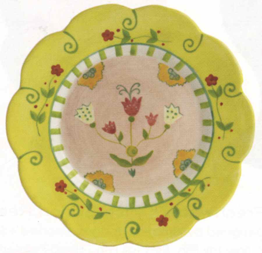 Sweet Life Salad/Dessert Plate by Cupcakes & Cartwheel-1
