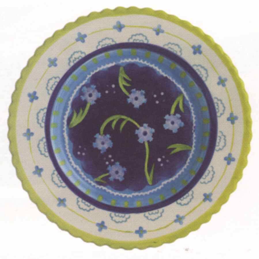 Sweet Life Salad/Dessert Plate by Cupcakes & Cartwheel-1