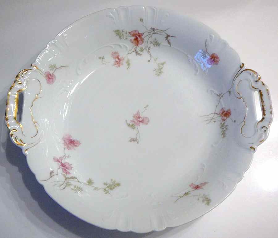CHF1773 Handled Cake Plate by Charles Field Haviland-1