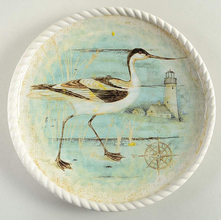 Beach Cottage Salad/Dessert Plate by Certified International-1