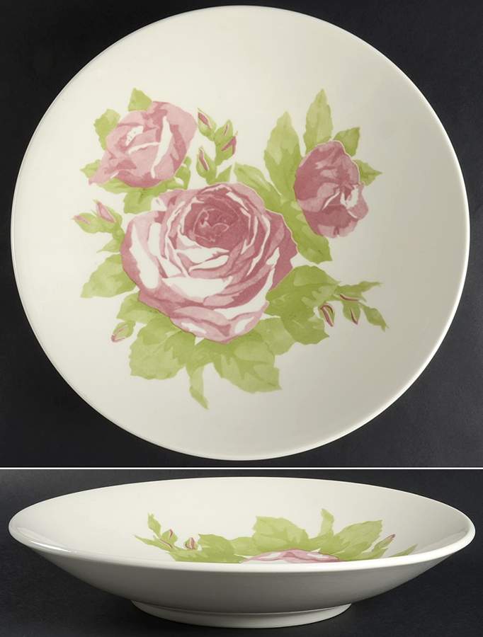 Petal Power 13" Shallow Round Bowl by Carly Dodsley-1