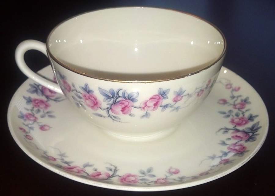 CZE277 Flat Cup & Saucer Set by Czechia-Czechoslovakia-1