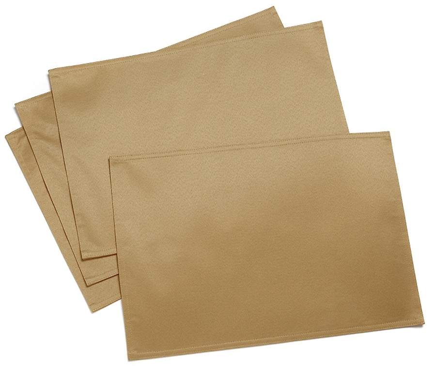 Strokes of Color (Brushed) Creamy Sand Cloth Placemat by Corning Corelle-1