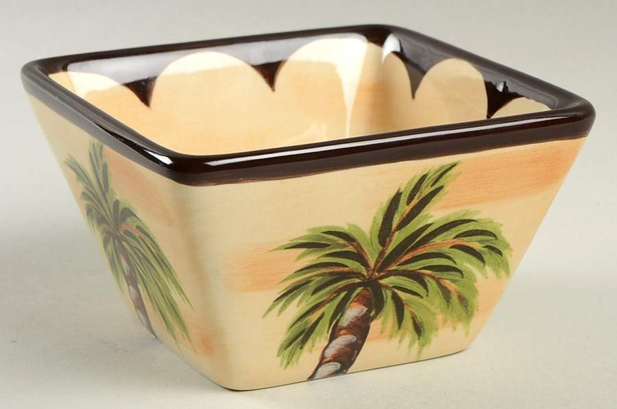 Nefelin Palm Dip Bowl for Chip & Dip Set by Corsica Home-1