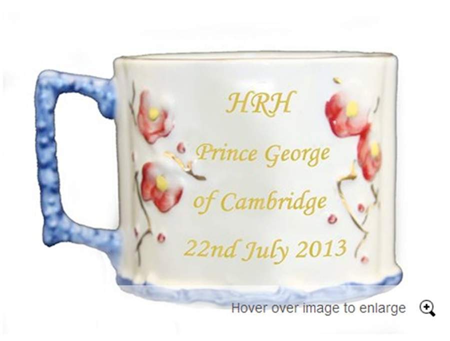 Royal Baby Baby Cup by Belleek Pottery (Ireland)-1