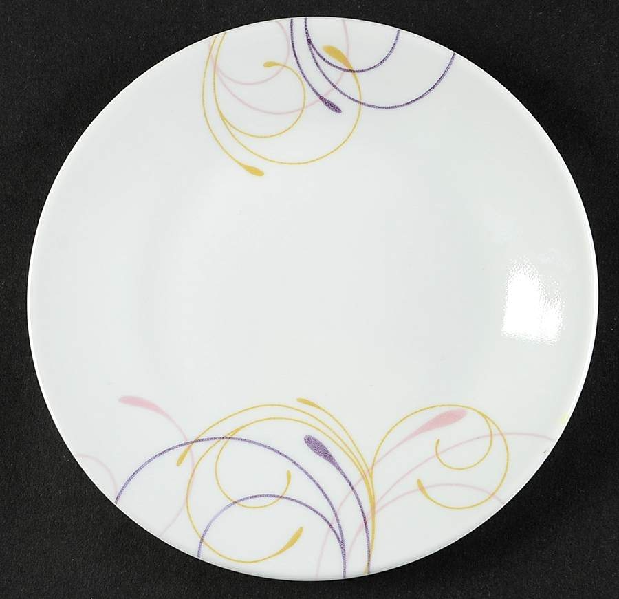 Violet Dance Bread & Butter Plate by Corning Corelle-1