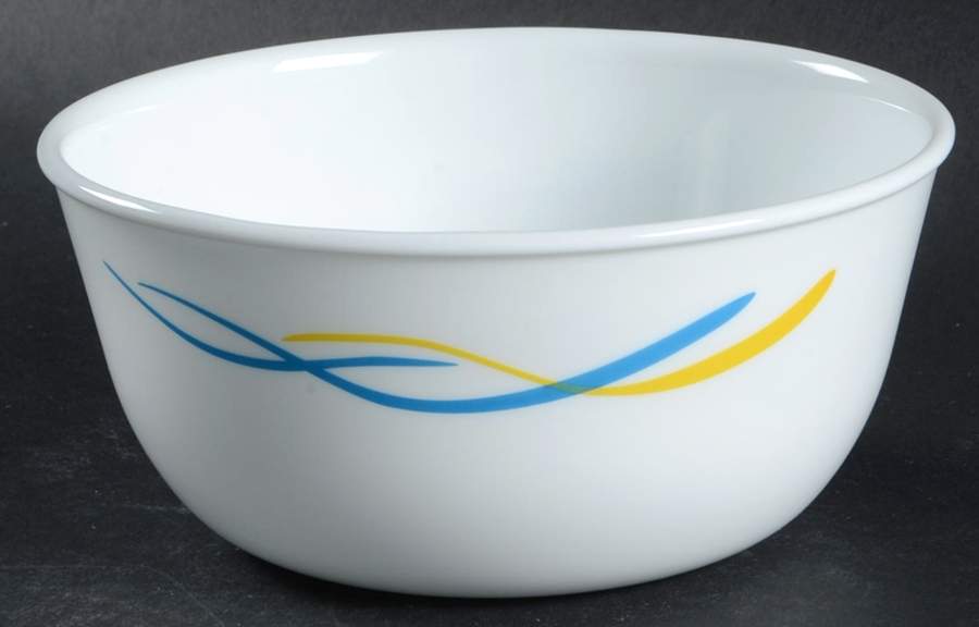 Waves Super Soup/Cereal Bowl by Corning Corelle-1