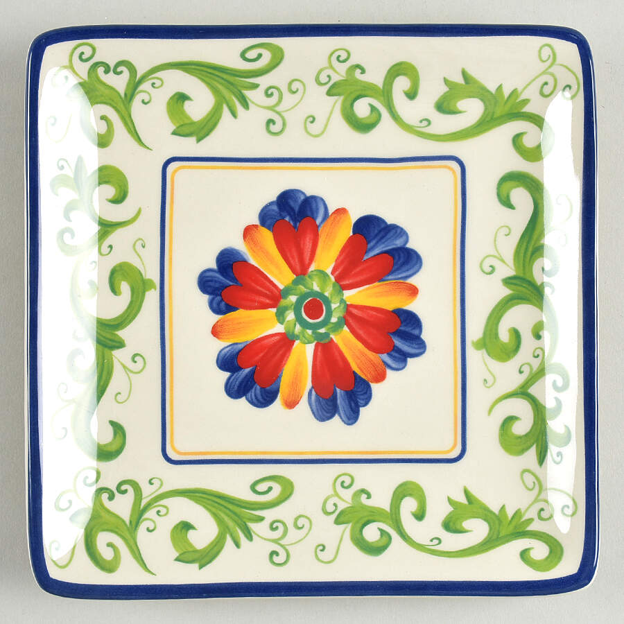 Amalfi Square Canape Plate by Certified International-1