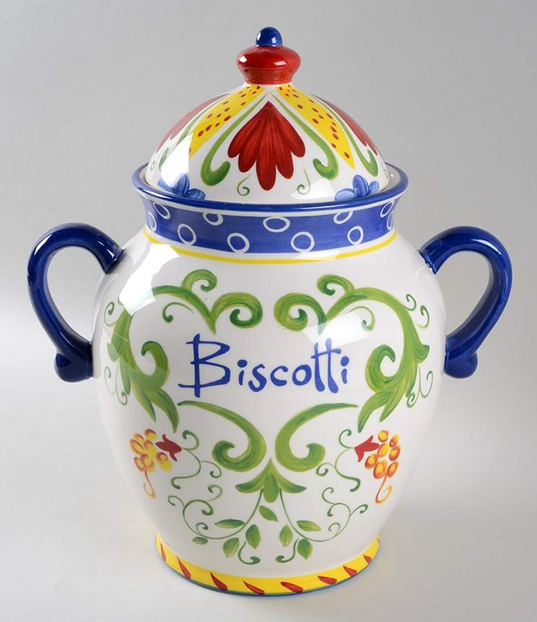 Amalfi Biscotti Jar & Lid by Certified International-1