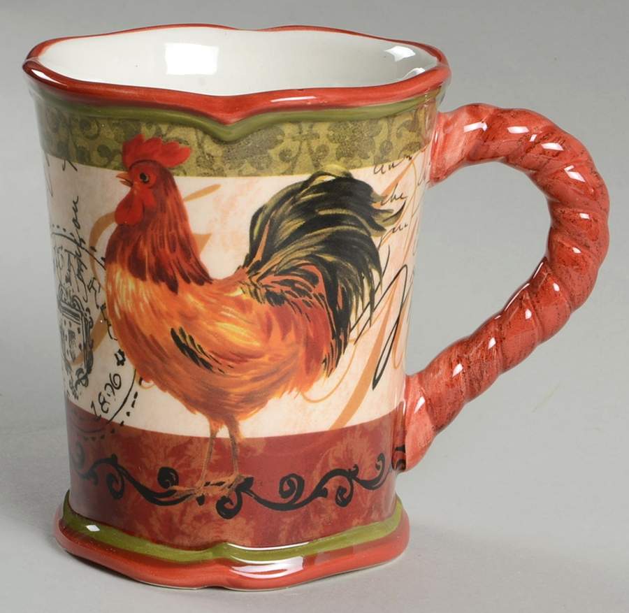 Tuscan Rooster Mug by Certified International-1