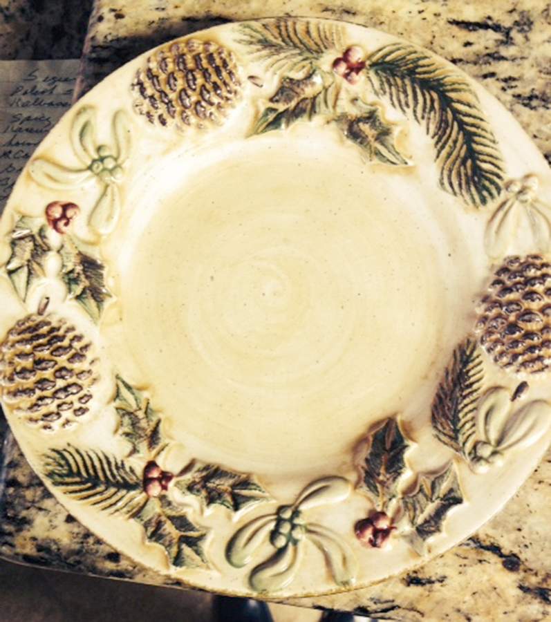 Winter's Hearth Dinner Plate by Canterbury Potteries-1