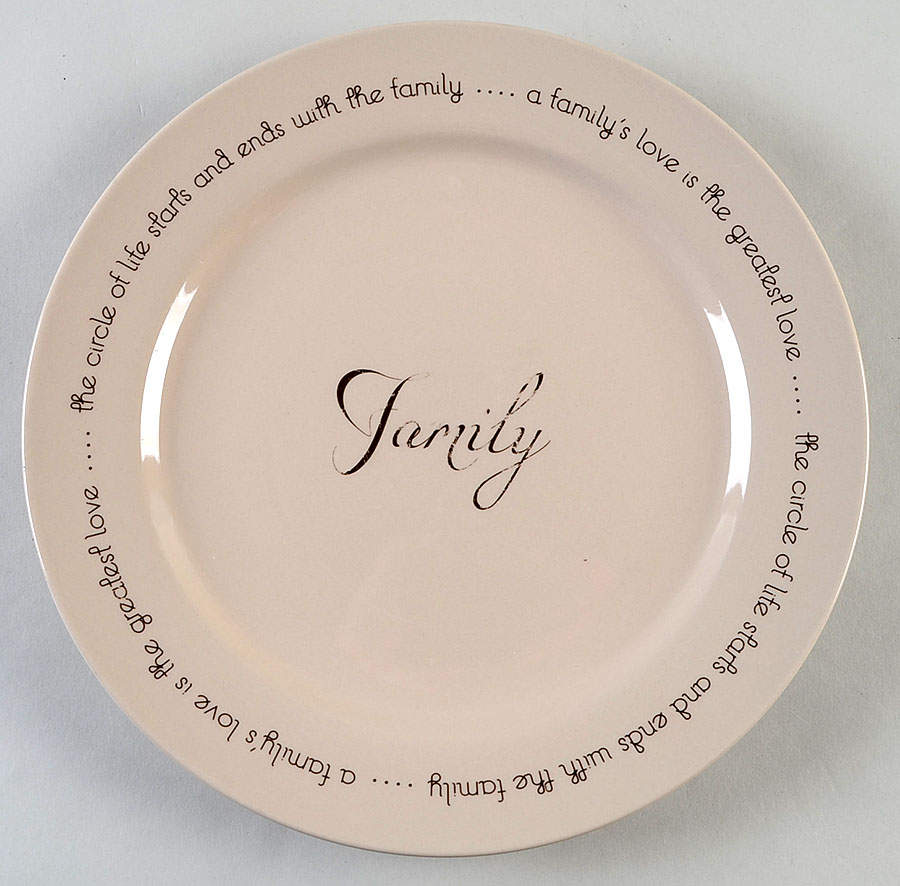 Circles of Love Dinner Plate by Canterbury Potteries-1