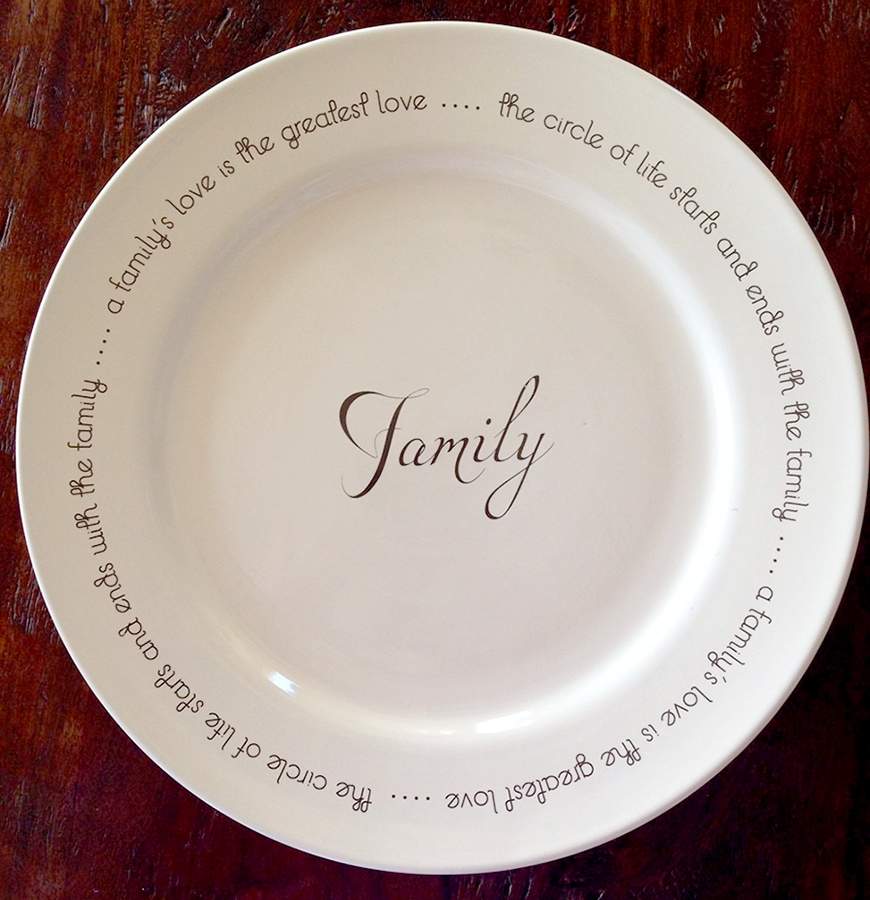Circles of Love Dinner Plate by Canterbury Potteries-1