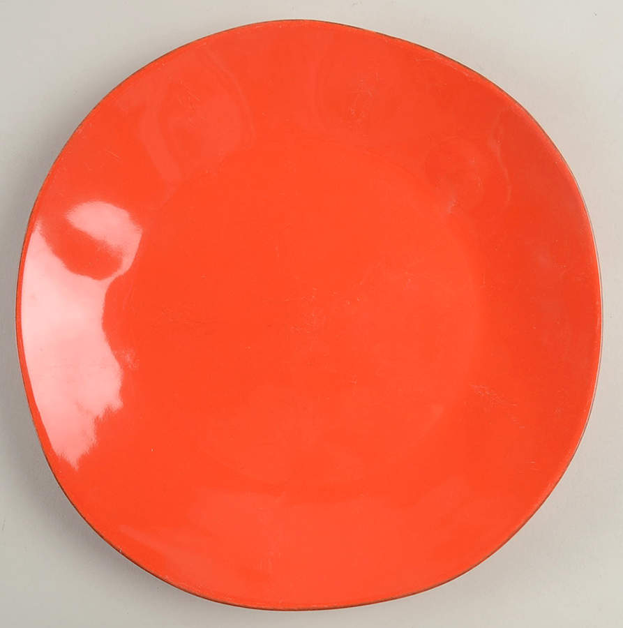 Marin Orange Dinner Plate by Crate & Barrel-1