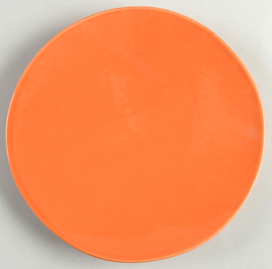 Marin Orange Luncheon Plate by Crate & Barrel-1