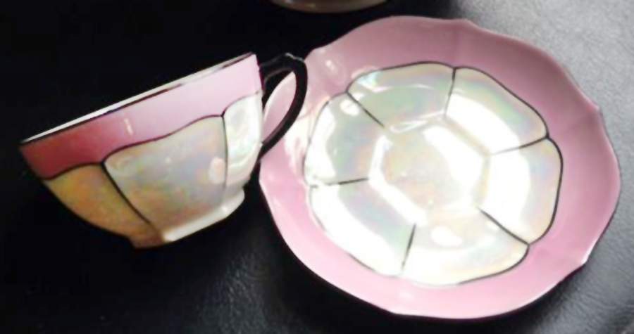 CZE286 Flat Cup & Saucer Set by Czechia-Czechoslovakia-1