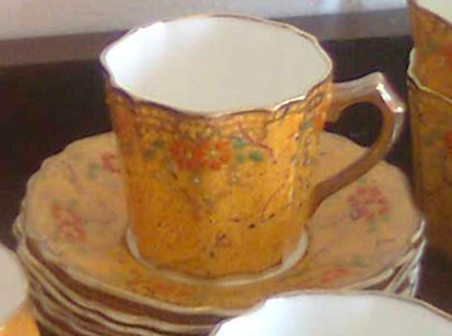 CLW33 Flat Demitasse Cup & Saucer Set by Collingwoods-1