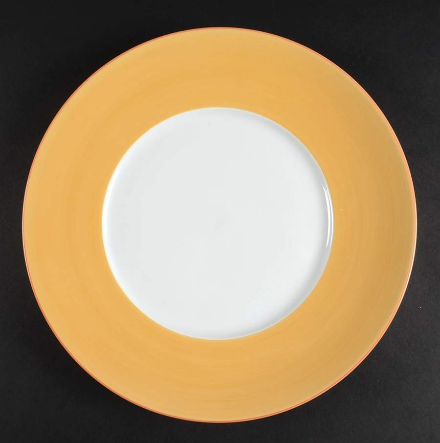 Aile Jaune Cerne (Orange) Service Plate (Charger) by Jean Louis Coquet-1