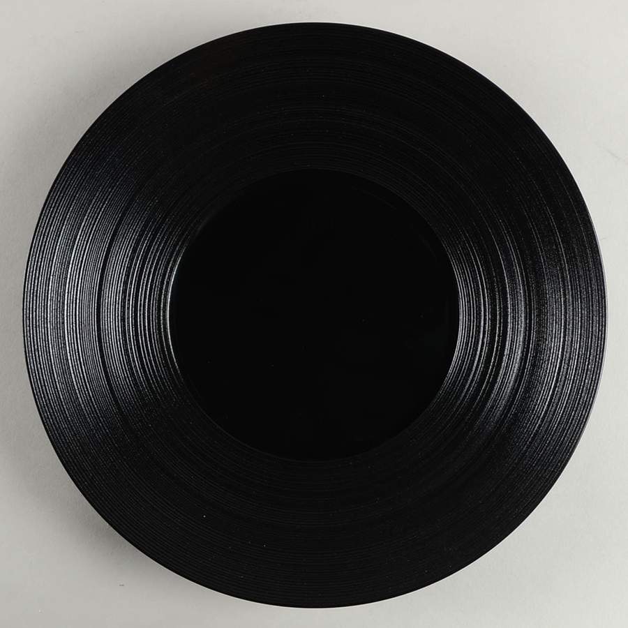 Hemisphere Vinyl Dinner Plate by Jean Louis Coquet-1