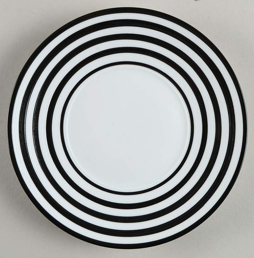 Hemisphere Vinyl Stripe Bread & Butter Plate by Jean Louis Coquet-1