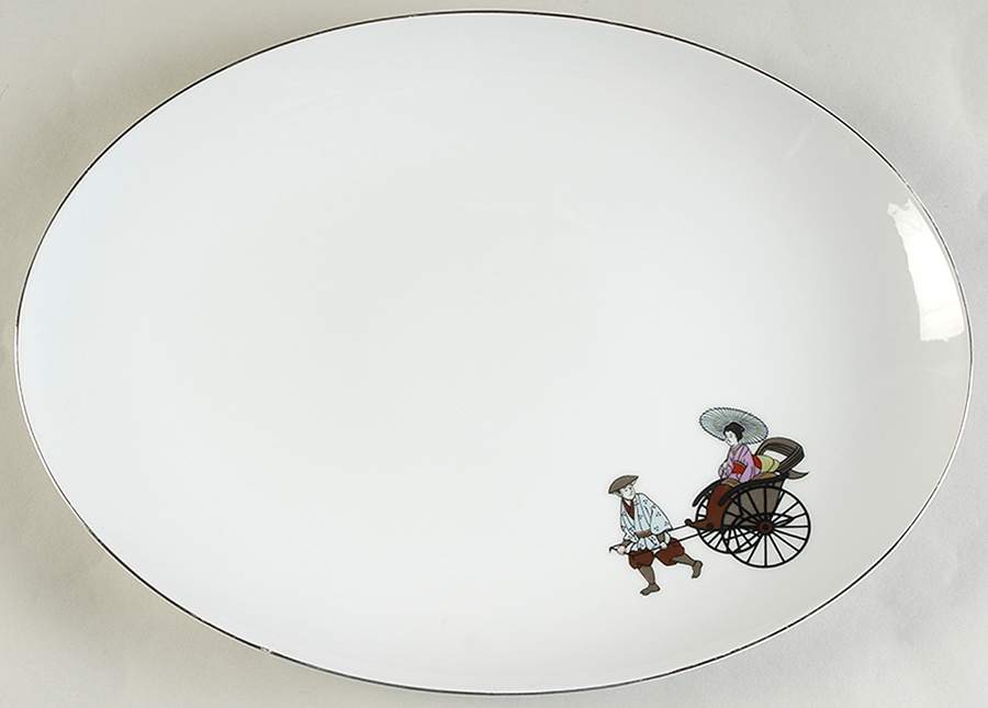 CHW2 14" Oval Serving Platter by Celebrity of Hawaii-1