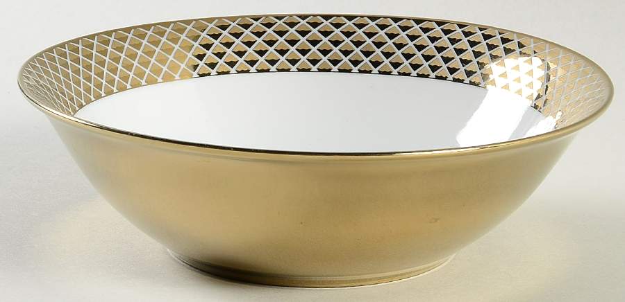Lattis Gold Soup/Cereal Bowl by Ciroa-1