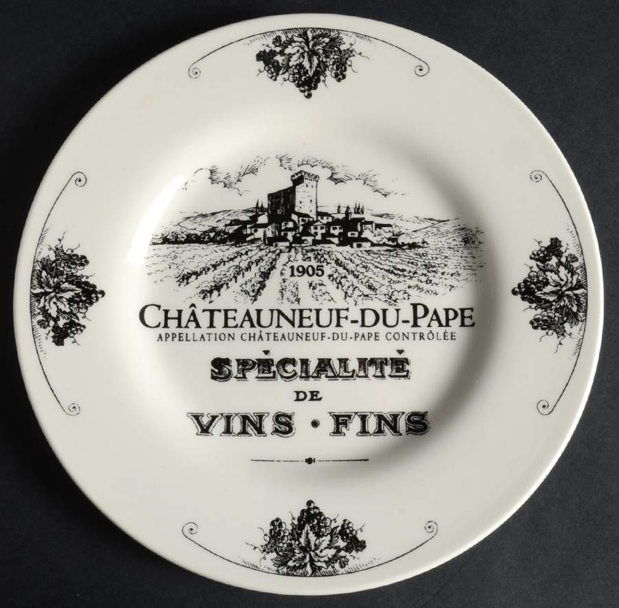 Vineyard Black Salad Plate by Carly Dodsley-1