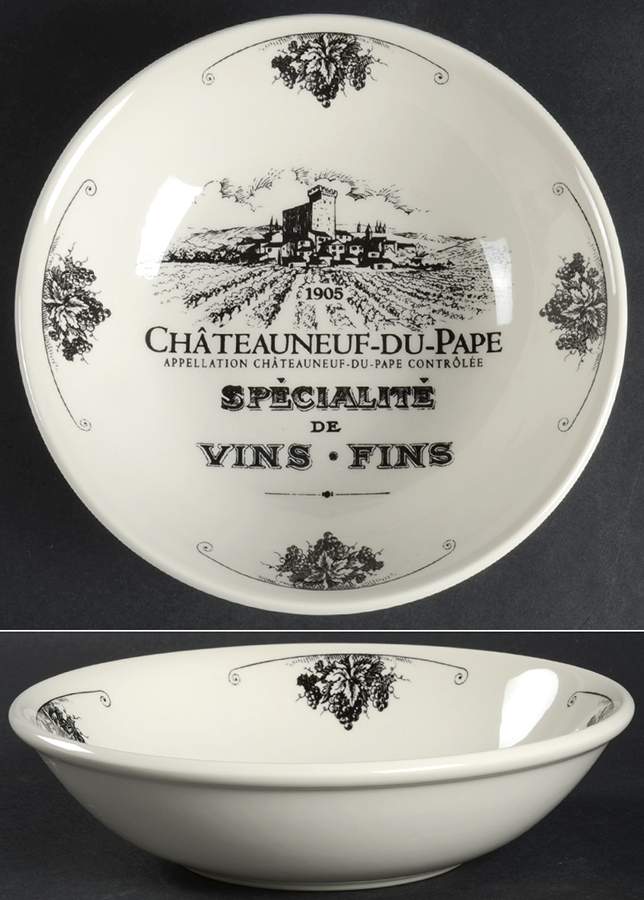 Vineyard Black Soup/Cereal Bowl by Carly Dodsley-1