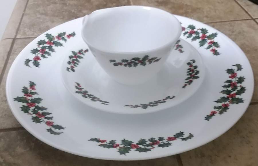 COR228 (Corelle) Flat Cup & Saucer Set by Corning Corelle-1
