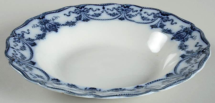 Lorraine Large Rim Soup Bowl by Clementson Bros-1